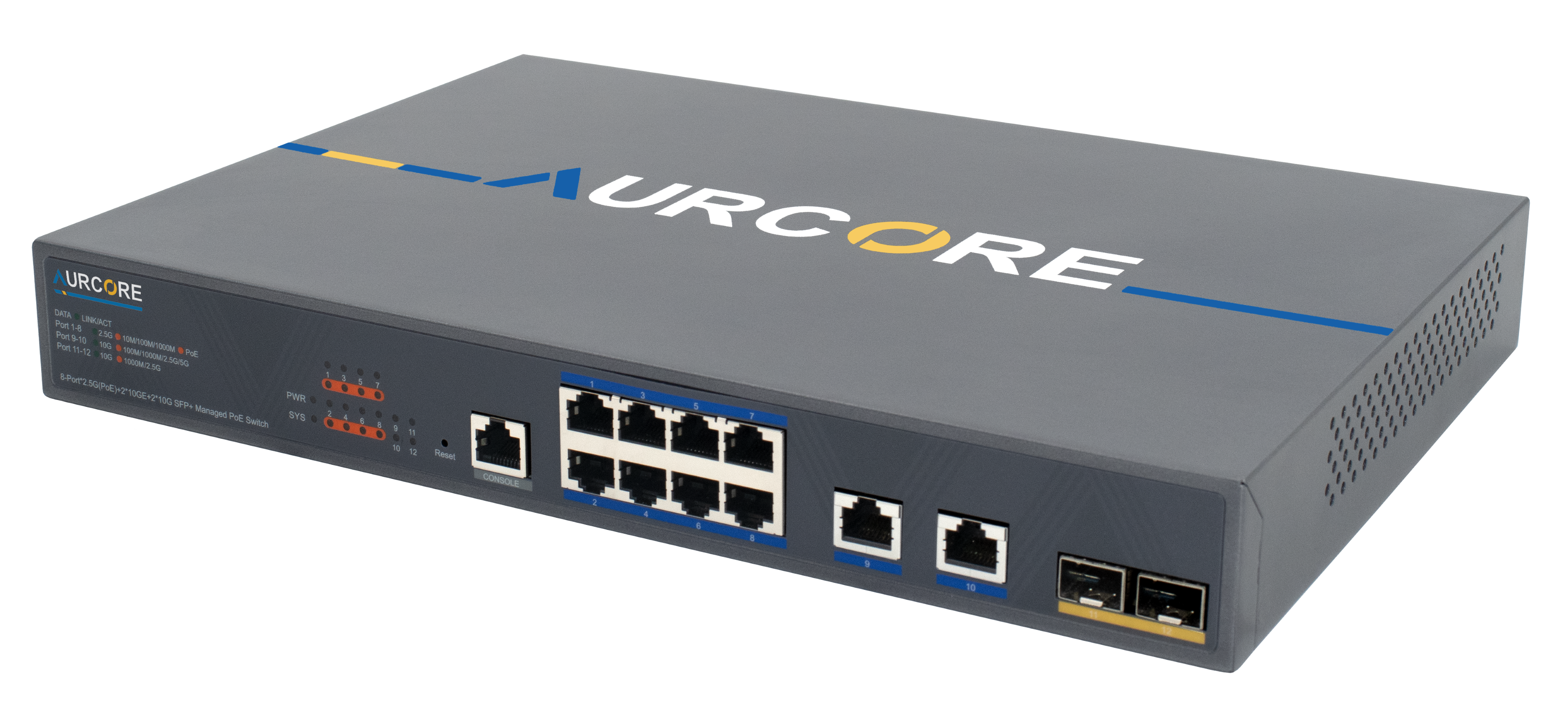AES4101 | 8 x 2.5G, 2 x 10GE, 2 x 10GE SFP+