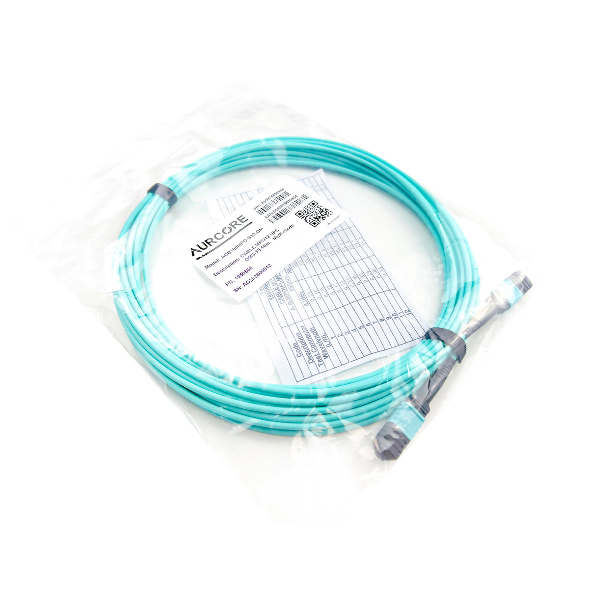CABLE MPO12 UPC OM3-35-10m，Multi-mode, ACB100MPO-S10-OM
