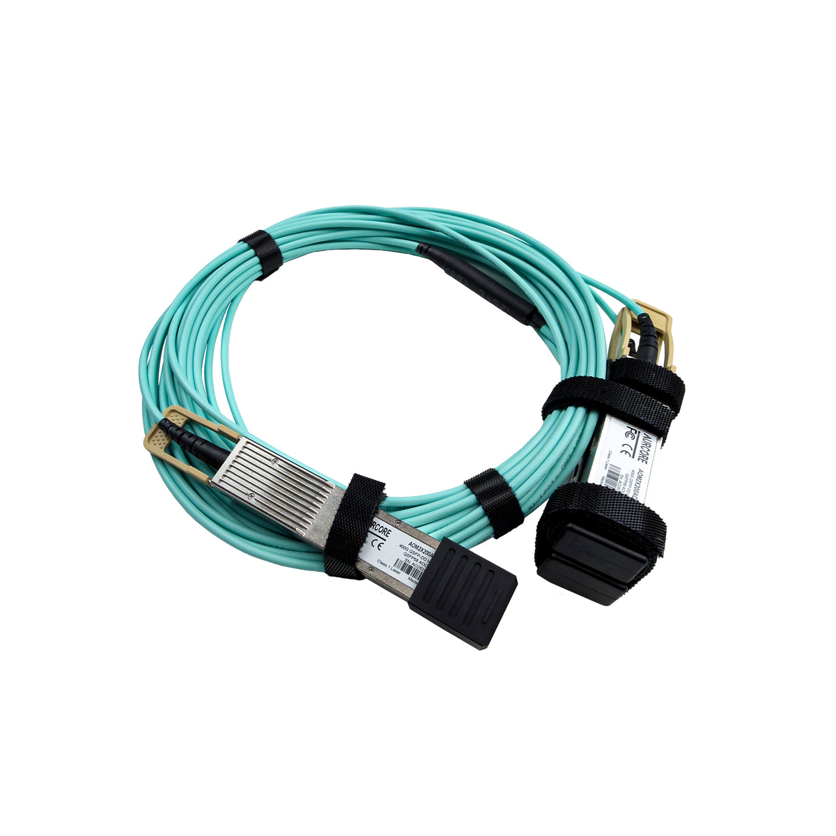 10m (33ft) 400G QSFP-DD to 2x200G QSFP56 Breakout Active Optical Cable, AOM2X200AOC-S10