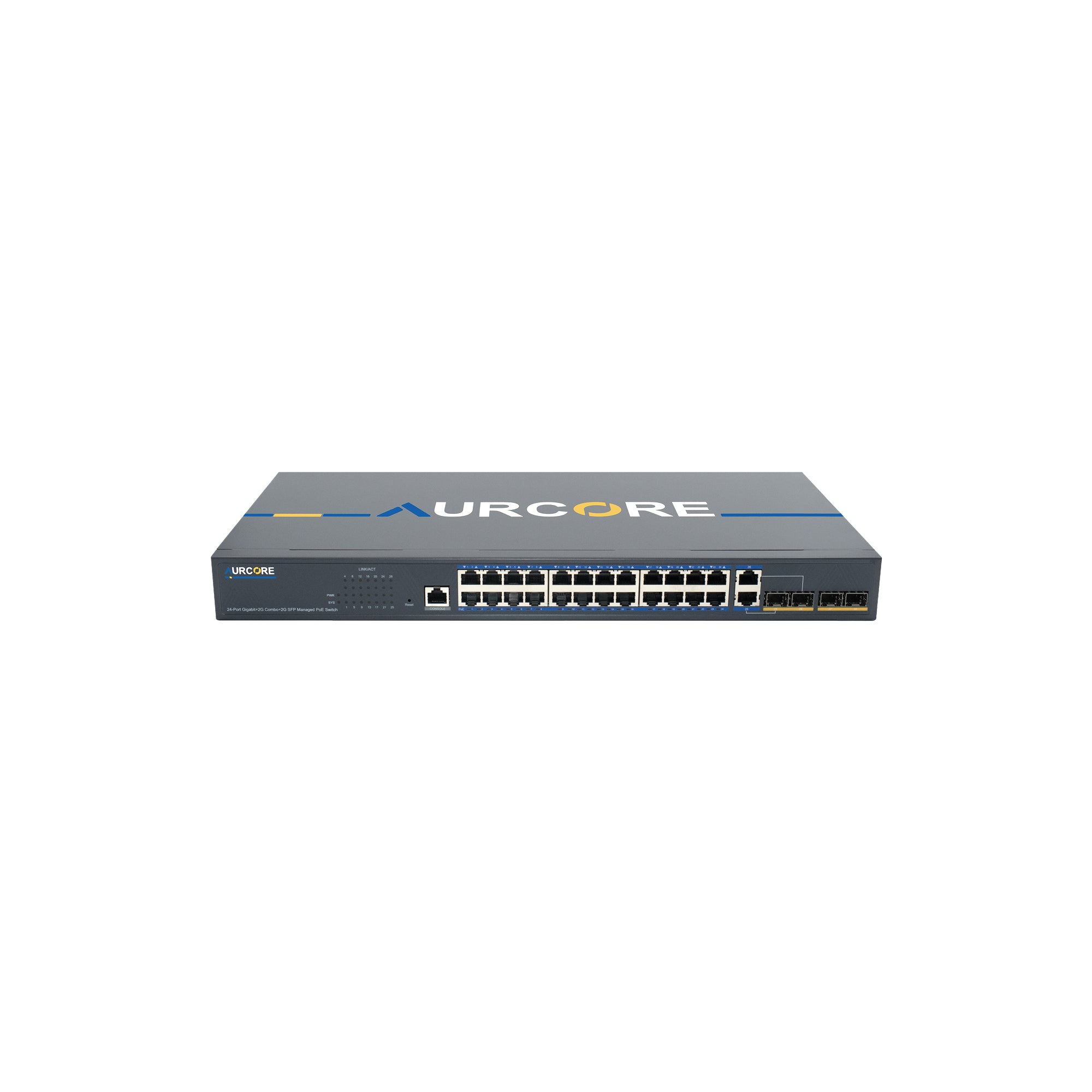AES2002 | 24 x GE, 2 x GE Combo, 2 x GE SFP