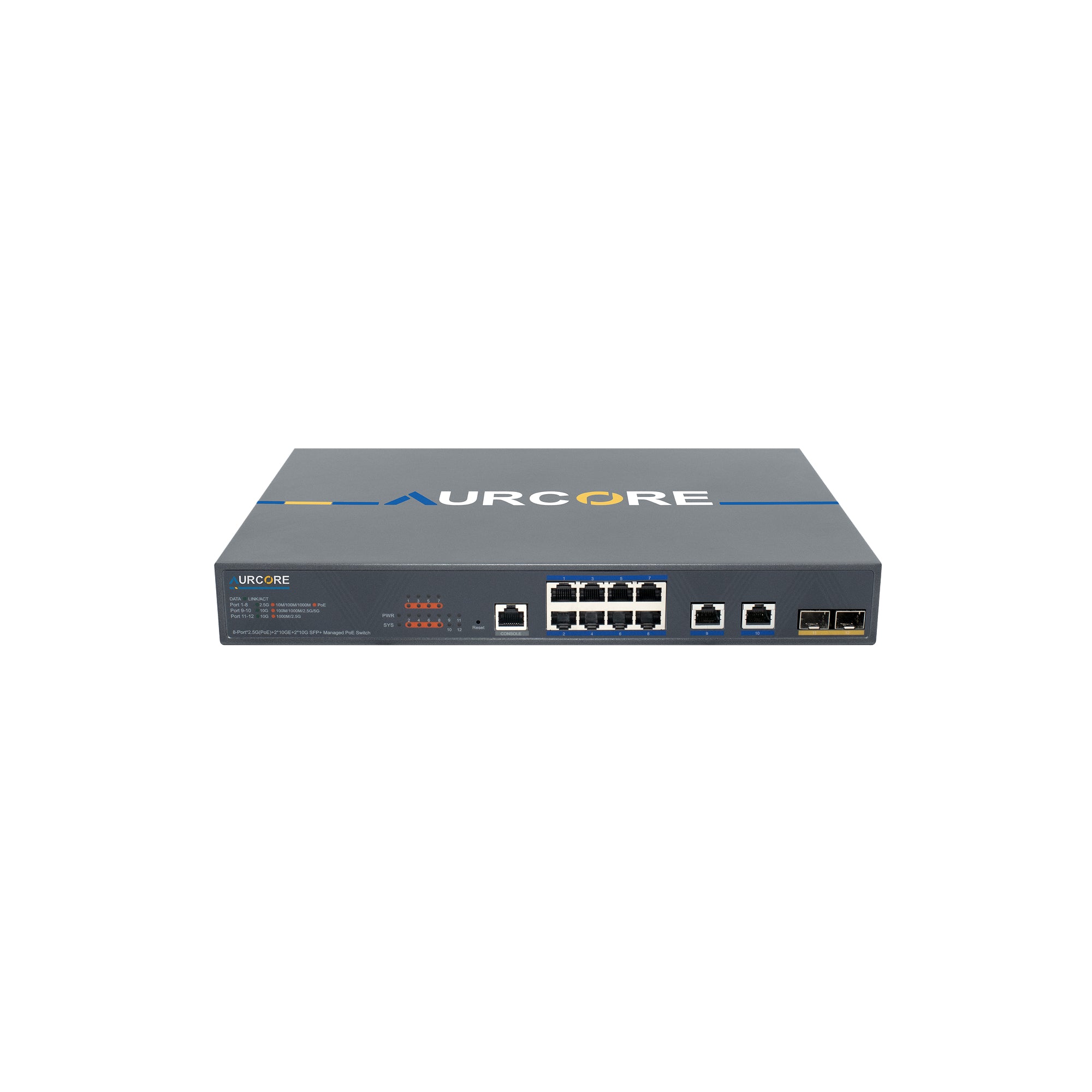 AES4101 | 8 x 2.5G, 2 x 10GE, 2 x 10GE SFP+
